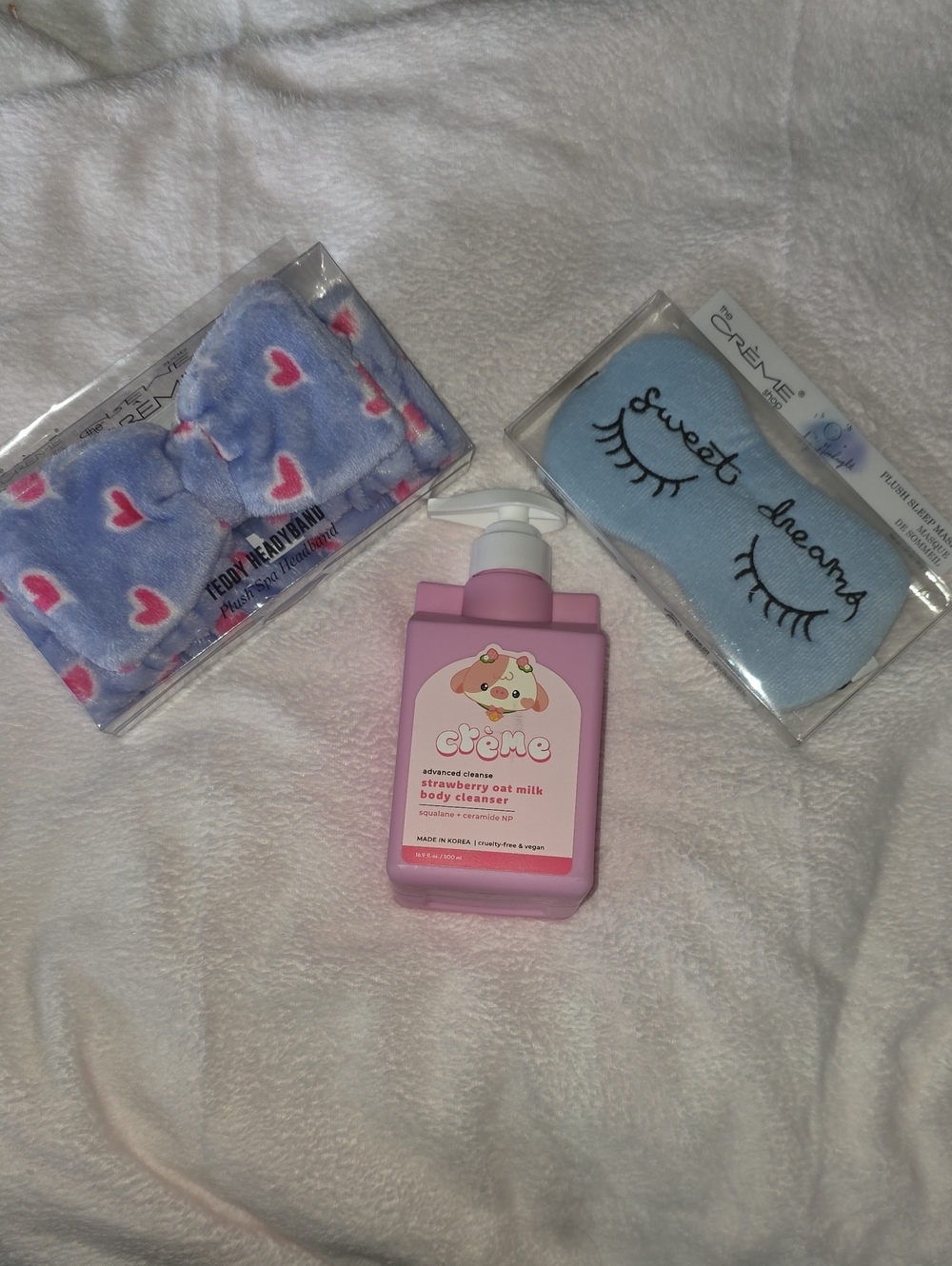 Creme Shop Strawberry Oat Milk Baby Cleanser Bundle